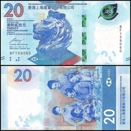 Uang Asing Kuno Hongkong 20 Dolar HSBC ORIGINAL ( 1 LEMBAR UANG ASLI )