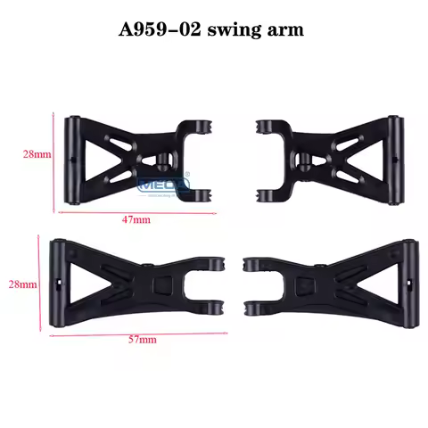 WLtoys A959 A969 A979 1/18 Series RC Car Spare Parts A959-02 Front/Rear Swing Arms Original Accessor