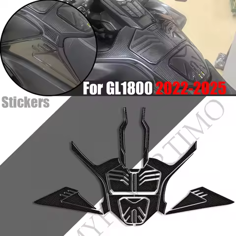 For Goldwing GL1800 F6B 2022 - 2025 Tour Fairing Fender Tank Pad Gas Protector Stickers Decals Carbo