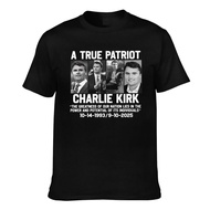 Fashion Printed Charlie Kirk True Patriot 1993-2025 Rip Memorial Casual Tshirt For Men