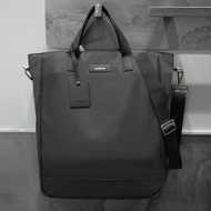 Archive Hoxton Nylon Tote (Grey/Grey) กระเป๋า Tote Bag สะพายข้างผ้าไนลอนกันน้ำป้ายหนังวัวแท้