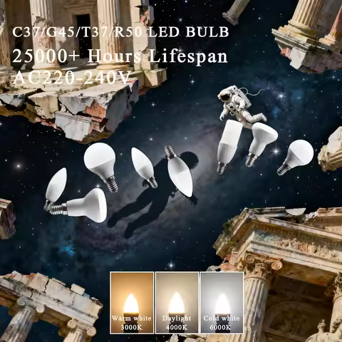 8pcs E14 Hight Bright LED Bulb Lamps AC220V-240V G45 C37 T37 R50 SMD2835 No Flicker 3000K 6000K Ligh