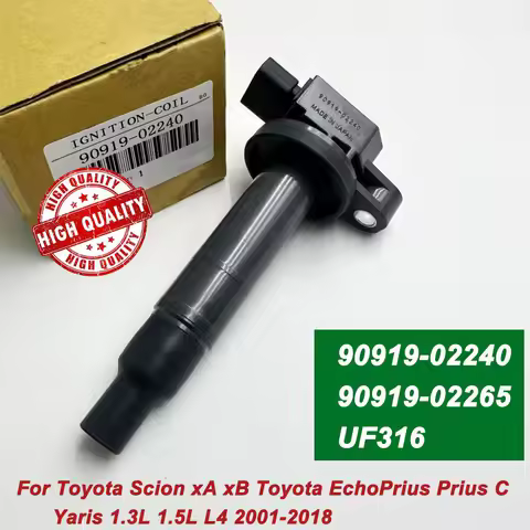 90919-02240 Ignition coil For Toyota Scion ECHO PRIUS YARIS 1.5L1.3L 1NZFE 2NZFE 2000-2019 909190224