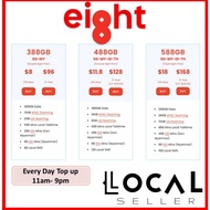 Eight (8) Telecom $28 /$18 /$8 Data Plan / Renew Plan / Mobile Top Up / Main Balance