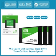 【Ready Stock】WD Green 2.5'' SSD 480GB/960GB SATA3 Solid state drives 6.0Gb/s Internal hard drive
