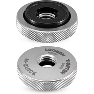 PWSLKO 2Pcs N484249 Angle Grinder Flanged Hex Nut and Clamp Washer N115381 Sesuai untuk DeWalt DCG41