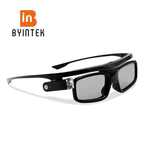 BYINTEK GL1800 3D Glass for DLP 3D Projector UFO P19 P20 U30 U70 U50 U90 R17 R19 R20 DLP-Link Active