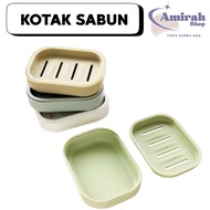 Taffhome 2-Layer Soap Holder, Bar Soap Box, Bar Soap Holder