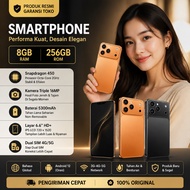 Smartphone 8GB RAM 256GB ROM Android 12 Phone 5300mAh Battery Triple Camera Dual SIM 4G 5G Mobile Ph