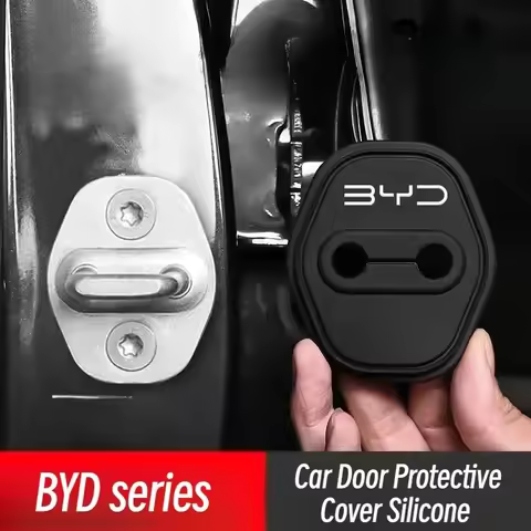 Car Door Lock Protect Cover Silica Gel Case Accessories for BYD Atto 3 Yuan Plus Yuan UP Song Plus D