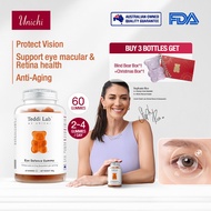 【Official】Unichi Eye Defence Teddi Lab Gummy (60 Gummies) Protect Vision，Support Eye Macular，Retina 