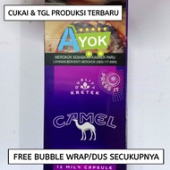 Rokok Camel Option Purple Ungu Kretek 12 Batang Mild Capsule 1 Bungkus