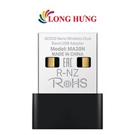 USB Wifi Mercusys AC650 Nano Wireless Dual Band MA20N - Hàng chính hãng
