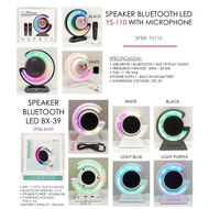 Portable Wireless Speaker with Mic Support: Winjoin K07/K08 Pro/A39/K12 - Karaoke LED Bluetooth FM R
