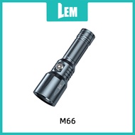 LEM M66 Ultra strong flashlight, ultra bright lumens, long-range spotlight, high brightness outdoor 