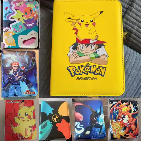 Pokemon Card Album Binder Anime Ash Ketchum Mewtwo Gengar 400/900 Pocket Holder Tcg AnniveEdition Tr