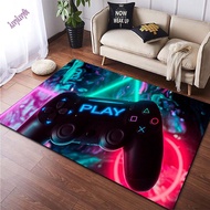 Gamepad carpet Art Color Game Pattern Area Rug Children's Room Rug Living Room Bedroom Soft Rug Home