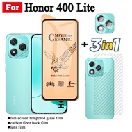 3 IN 1 Honor 400 Lite Ceramic Tempered Glass for Honor 200 Lite Honor X7C X8C X6C Camera Lens Glass 