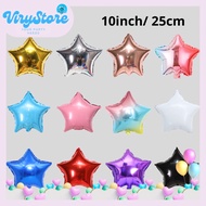 10inch Star Balloon Chrome Color Glossy Star Balloon/ 10inch Star Balloon/ 10inch Star Balloon/ Foil