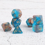 Multi-faceted Colorful Starlight Dice Digital COC Running Team Board Game DND Twenty-faced Dice Cthu