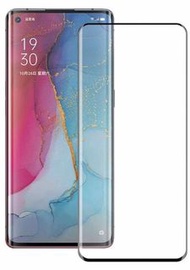 Oppo Reno 4 Pro 全覆蓋全屏全貼面 鋼化防爆玻璃 保護貼 黑色 Full Coverage Full rAdhesive Glue 9H Hardness HD Tempered Gla