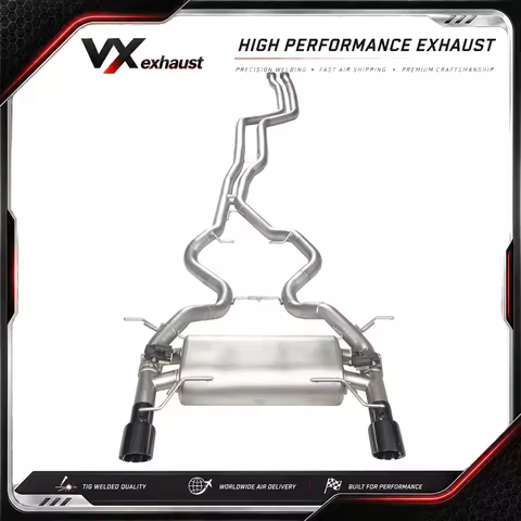 VX-EXHAUST For BMW 335i E90 / E92 N54 N55 3.0T Electronic Valve Catback Exhaust System