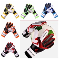 KEQI Excellent Football Gloves Anti-slip Wear-resistant Football Training Gloves Finger Protection Thick Latex Goalkeeper Training Gloves Kids/Adult
