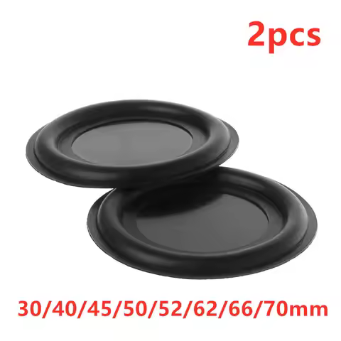 2pcs 30/40/45/50/52/62/66/70mm Passive Radiator Subwoofer Speaker Vibration Membrane Bass Rubber Woo