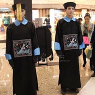 Halloween Zombie & Vampire Costume - Qing Dynasty Inspired Eunuch Outfit for Adults
