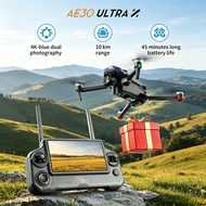 Professional Drone AE30 Utral : With 3 - Axis Gimbal, 10KM Flight, Inbox Airdrop Fish Drone, 48Min E