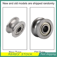 U624ZZ U Groove Ball Bearing Guide Pulley Carbon Steel 10pcs Rail Track Linear Motion System 4 x 13 