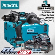 MAKITA DF001GD201 / DF001GZ 40Vmax Cordless Driver Drill 13MM (1/2")