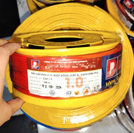 Dây điện đơn Daphaco lõi đồng nguyên chất vỏ bọc nhựa PVC cao cấp cuộn 100M (dây 1.0 đến 4.0) - Hàng