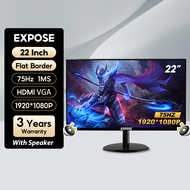 Monitor 24 inch Monitor PC 27 inch Gaming monitor PC EXPOSE 165HZ Flat Monitor PS4/PS5/Xbox 24 Curve
