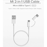 Xiaomi Micro USB to Type C 100cm 2in1 Xiaomi 2-in-1 Data CableOriginal