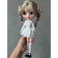 [Ready Stock] Ready Stock Small Cloth Blythe Baby Clothes Black White Cake Skirt Skirt 2: 19 Joints 