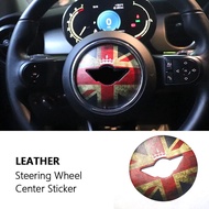 Steering Wheel Stickers Leather Stickers For Mini cooper R50 R52 R53 Accessories 3D Dedicated Car St