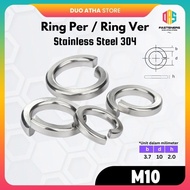 M10 Stainless Steel SpringRing / Ring Ver M10 Spring Washer M10 Stainless Steel SS304