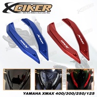 YAMAHA XMAX 400/300/250/125 Windshield Side Trim Kit CNC Motorcycle Wind Deflectors Decorative Cover Windscreen Support XMAX Accessories