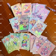 香港迪士尼樂園 HKDL 20周年慶典 Duffy and friends 收藏卡 卡包 卡片盲袋 閃卡 普通卡 透卡 特別卡 Duffy ShellieMay May Gelatoni Toni S