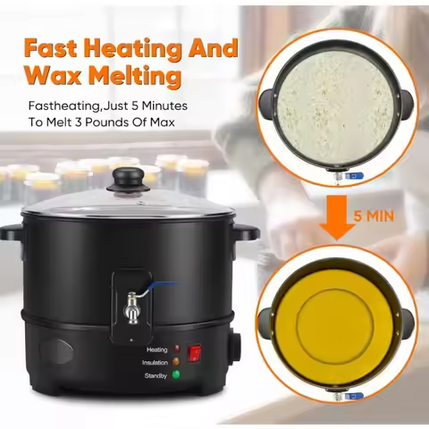 Beauty Wax Bean Heater Pot Wax Melting Machine Household Hair Removal Wax Warmer