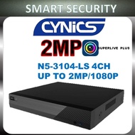 CYNICS N5-3104-LS (4CH) / N5-3108-LS (8CH) / N5-3116-LS 1080 (16CH) +2ch AHD/ TVI Stand Alone Hybrid
