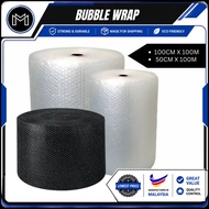 BUBBLE WRAP SINGLE BUBBLE WRAP DOUBLE LAYER PACKING( 50cm100cm x100m) / Air Bubble Wrap Borong Murah