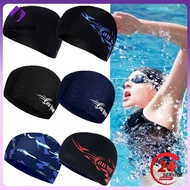 【support】 Men Swimming Caps Elastic Waterproof Pu Fabric Ears Long Hair Sports Swim Pool Hat Suitable For Swimming Pools And Hot Springs