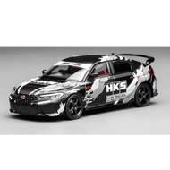 Motorhelix 1:64 Honda Civic Type R (FL5) Black
