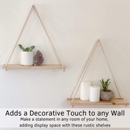KAYU HIASAN DINDING Wooden Wall Shelf/Wooden Shelf/Wall Decoration/Hanging Shelf/Minimalist Wooden Shelf