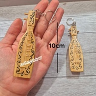 GANTUNGAN Dayak SAPE SHAPED KEYCHAIN TYPICAL DAYAK ACCESSORIES DAYAK SOUVENIR