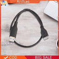 47cm 1.5ft USB 3.0 Male-A to USB3.0 Micro-B Data Cable Black