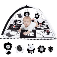 Lovvie & Joy Baby Play Activity Gym Tummy Time Mat untuk Bayi, Gim Bayi & Tikar Permainan untuk Bayi
