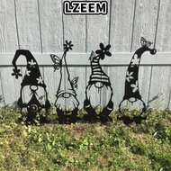 LZEEM Yard Gnome Stake, Marry Christmas Acrylic Gnome Garden Stakes, Gnome Lover Garden Decorations 